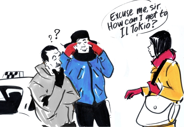 Что говорит? Что говорит?