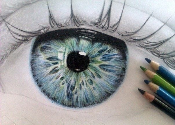 Рисунок цветным карандашом Рисунок цветным карандашом