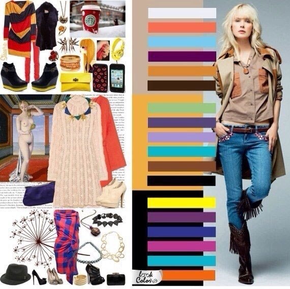 Сочетание цветов Сочетание цветов