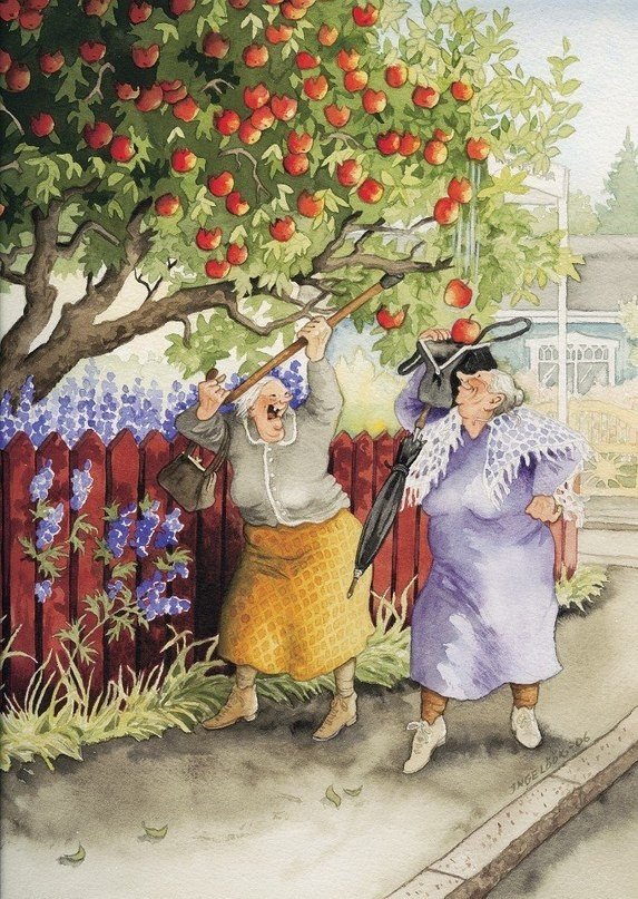 Весёлые старушки совершают ограбление Весёлые старушки совершают ограбление