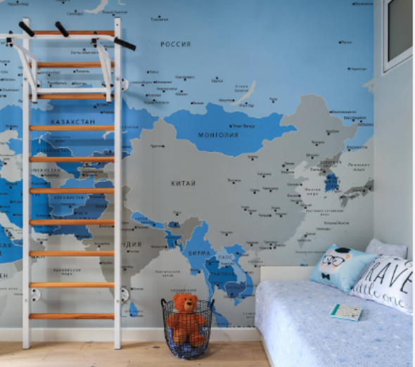 Карта мира на всю стену Карта мира на всю стену